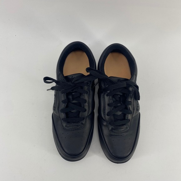 Propet Washable Walker W3840 Black Leather Lace Up Comfort Shoes Women  6.5 B M - Picture 2 of 8